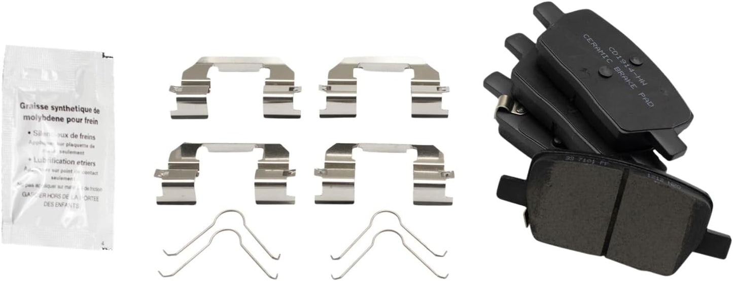 TRQ Rear Brake Pads Ceramic for Buick Enclave and More