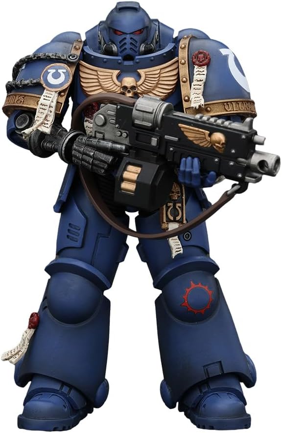 JOYTOY 1/18 Action Figure Ultramarines Brother Chairon Model