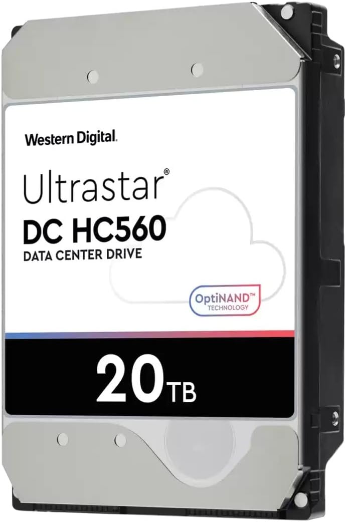 WD Ultrastar DC HC560 20 TB Hard Drive for Reliable Storage