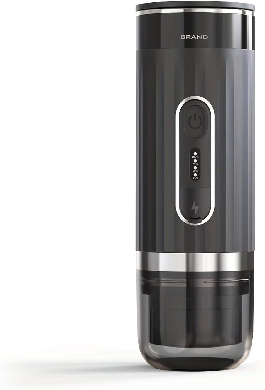 Portable Mini Heated Coffee Machine - Travel-Friendly