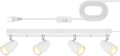 Plug-in LED Track Light Fixtures 23in 4-Way Spotlight - Rotatable