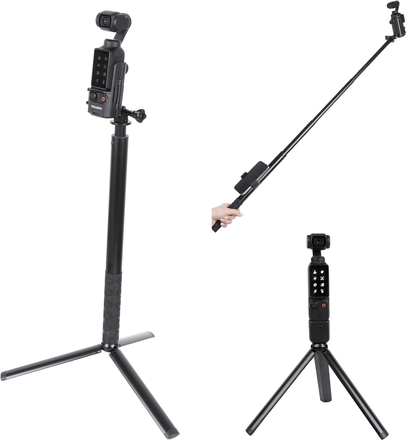 PellKing Monopod for Osmo Pocket 3: Versatile Selfie Stick
