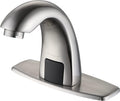Touchless Bathroom Sink Faucet with Automatic Sensor - Brushed Nickel