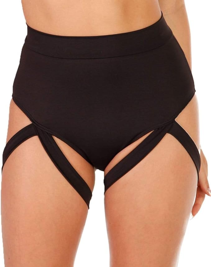 iHeartRaves High Waisted Booty Shorts for Women - Spandex Rave Bottoms