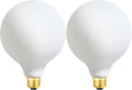 Leools E26 Large Globe G40 Dimmable LED Bulb - Vintage Matt Globe