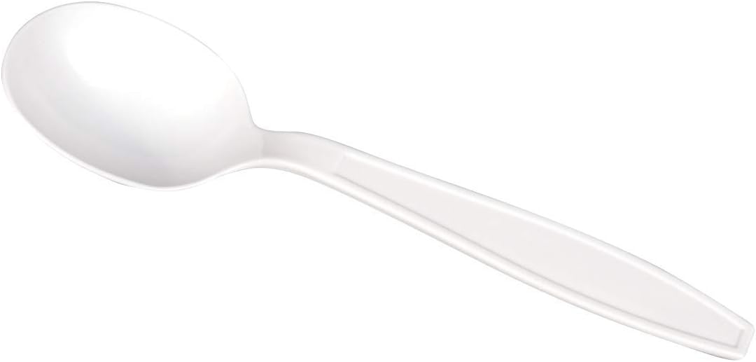 Karat U2032W 5.6 Inch Extra Heavy Weight Disposable Soup Spoons