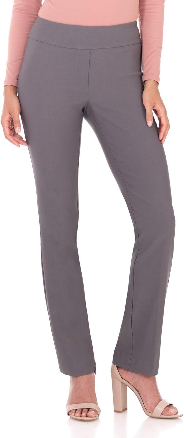 Rekucci Women's Comfort Stretchy Straight Leg Office Pant Review