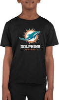 Youth Miami Dolphins Big Logo T-Shirt - Comfortable Game Day Fan Tee