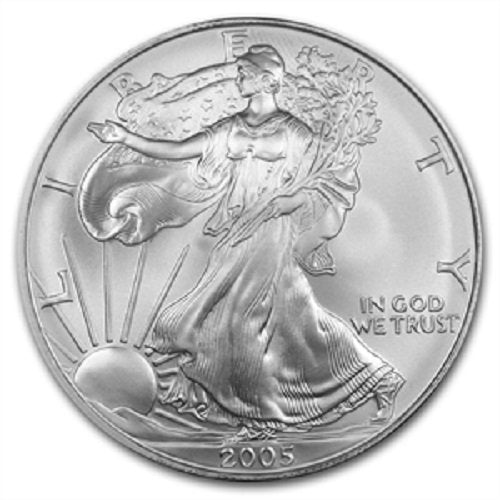 2005 Ounce American Silver Eagle Uncirculated US Mint Coin