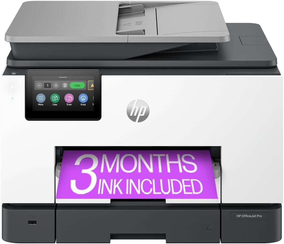 HP OfficeJet Pro 9135e All-in-One Printer - Wireless & Instant Ink - Ideal for Small Business