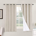 H.VERSAILTEX Linen Blackout Curtains for Total Privacy and Style