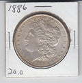 1886 No Mint Mark Morgan Silver Dollar - Highly Collectible Coin