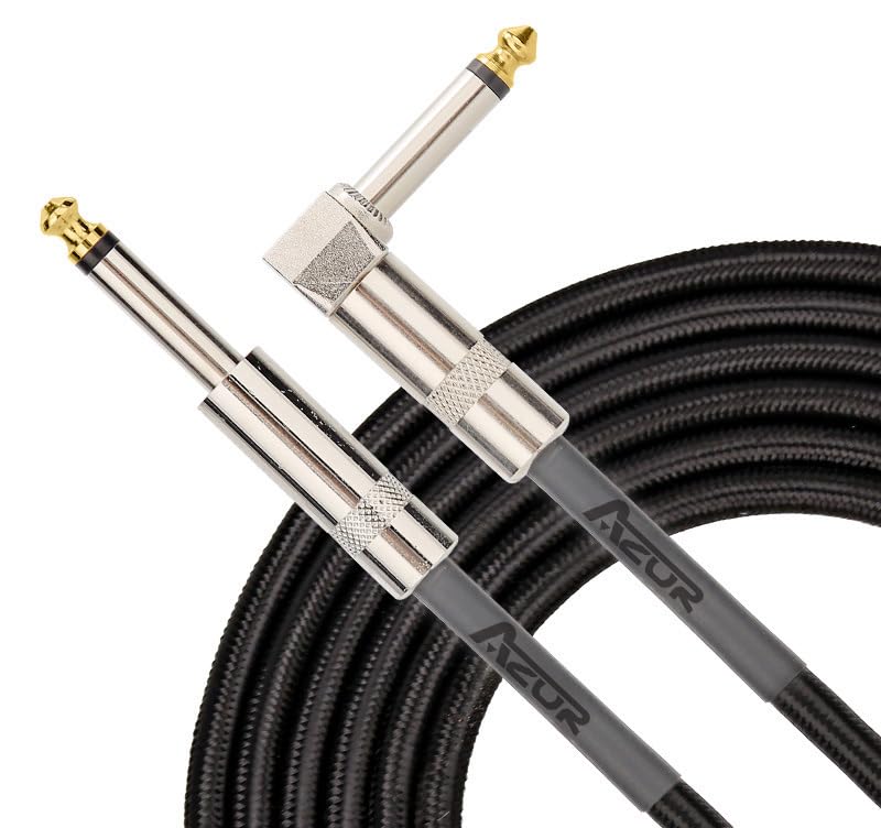 AZOR 10ft Guitar Cable for High Fidelity Sound