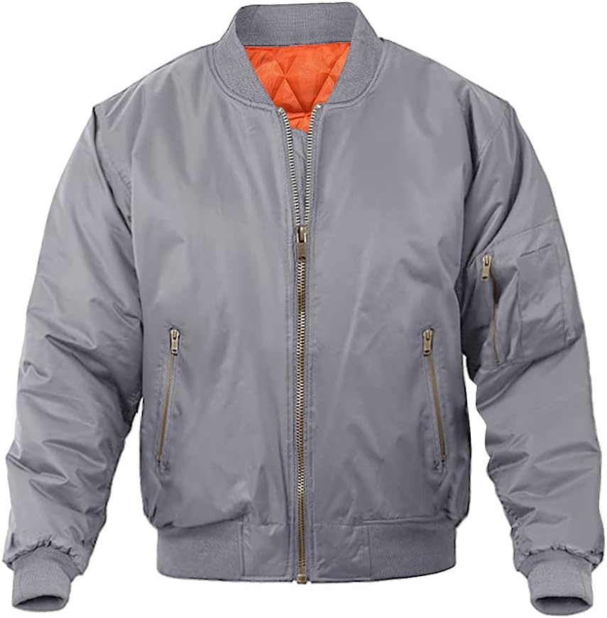 MAGNIVIT Men's Bomber Jacket for Stylish Fall and Winter Wear
