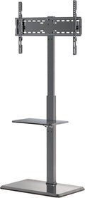 Universal Floor TV Stand for 32-75in TVs - Height Adjustable Swivel
