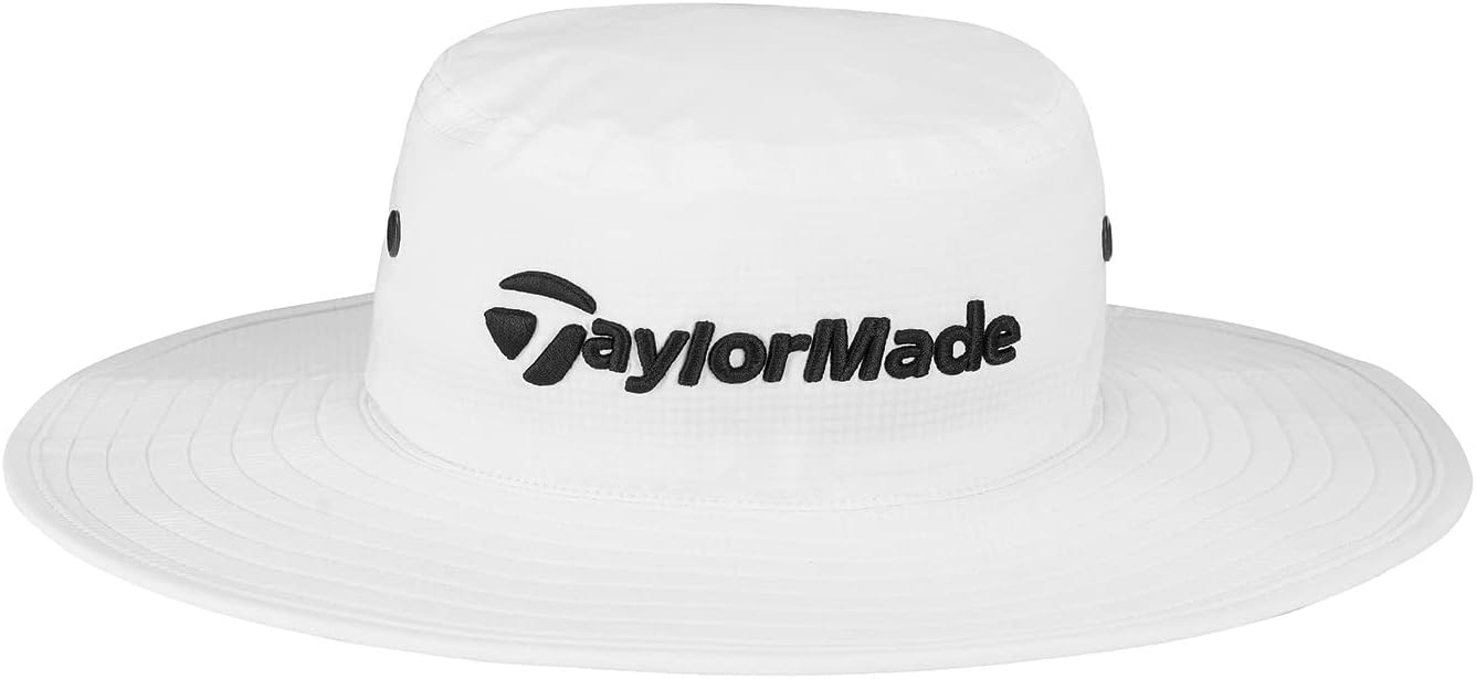 TaylorMade Golf White Bucket HAT - Large/XL Size