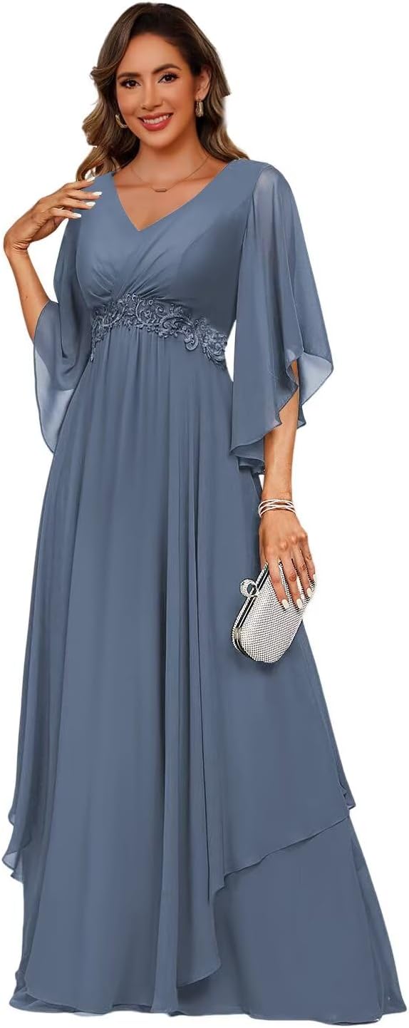 Elegant 3/4 Sleeve Mother of The Bride Dresses for 2025 Events