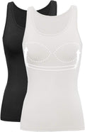 Tank Top with Built in Bra Cup for Women - Comfortable Everyday Tanks
