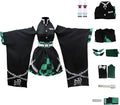 Women Cosplay Kimono Dress Off Shoulder Skirt Outfit - Detailed