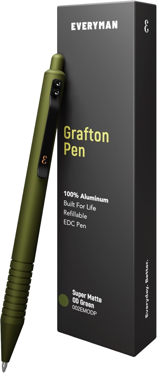 Everyman Grafton Super Matte Ballpoint Pen for EDC Use