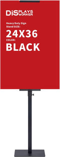 DISPLAYSWORKER Poster Stand for Display Double Sided Banner Stand