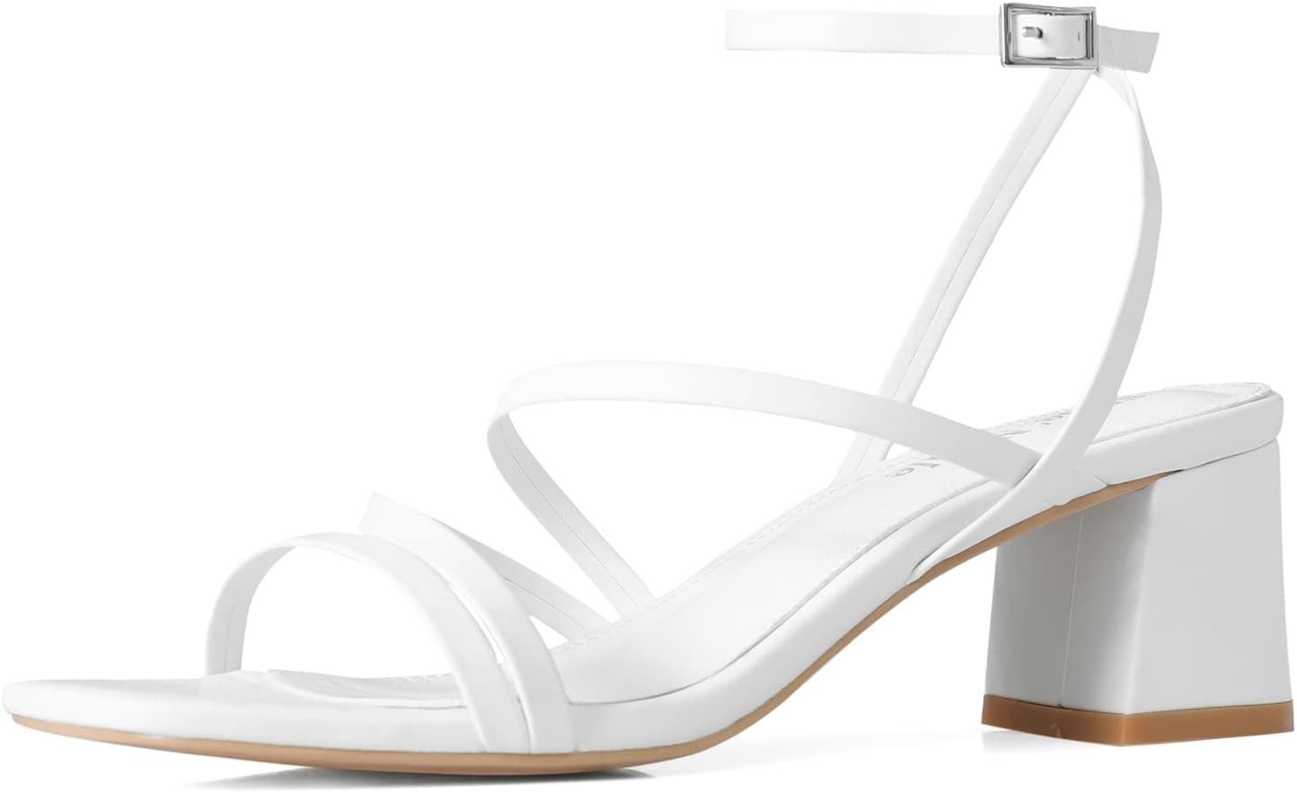 Shoe'N Tale Strappy Heels for Women with Chunky Block Heel