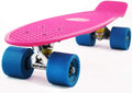 22.5 in Mini Cruiser Skateboard for Kids and Beginners - Retro Design