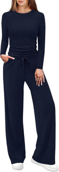 WIHOLL Lounge Sets for Women 2 Piece Vacation Outfits - Versatile