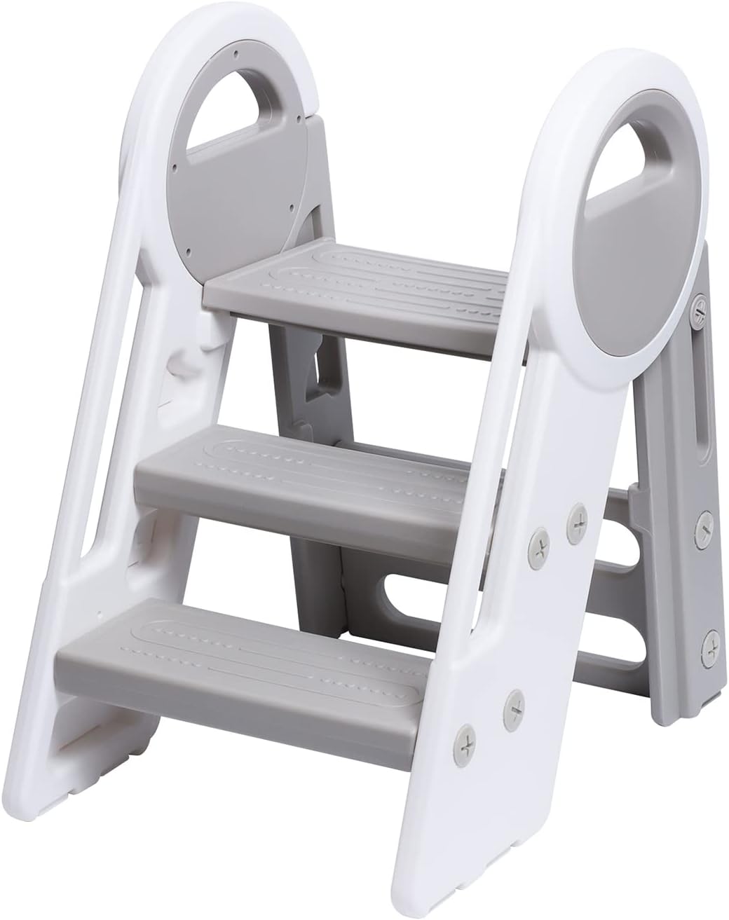 Step Ladder 3 Step Folding Toddler Step Stool for Kids