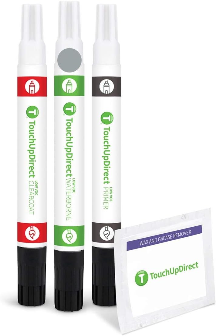 TouchUpDirect 354 Titan Silver Metallic Touch Up Paint Combo Kit