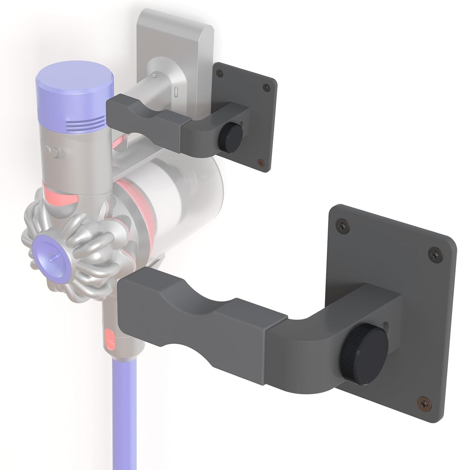 Space-Saving Vacuum Wall Mount - Compatible with Shark & Dyson