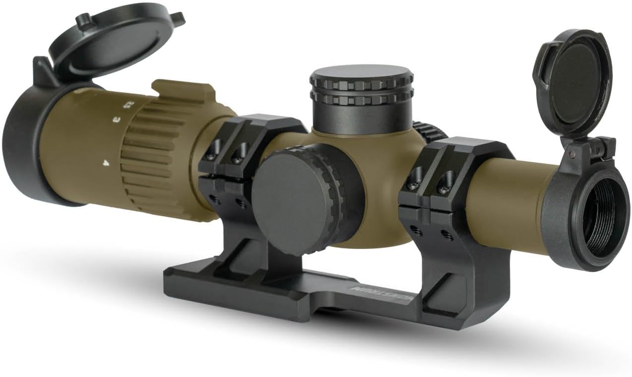 Monstrum Banshee 1-4x20 LPVO Rifle Scope with Offset Mount