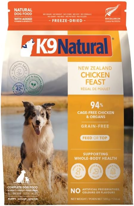 K9 Natural Freeze-Dried Dog Food Chicken - Grain-Free Nutrition