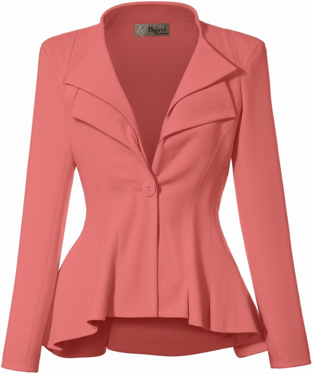 Hybrid Women's Casual Work Office Dressy Peplum Blazer