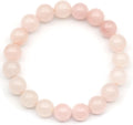 Natural Fluorite Beaded Stretchy Bracelet - Genuine Green (Style TBJP)