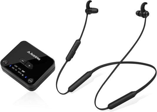 Avantree TV Wireless Earbuds - No Delay Sound