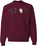 Wild Bobby Unicorn Rainbow LGBTQ Pride Unisex Crewneck Sweatshirt