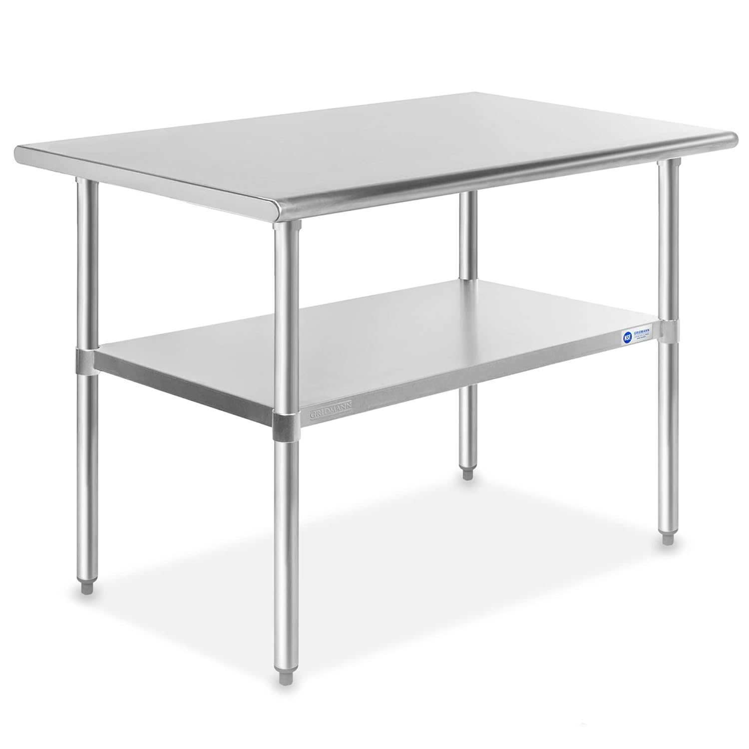 GRIDMANN Stainless Steel Work Table for Kitchen and Garage Use