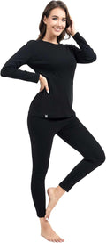 Women Heavyweight Cottony Polyester Thermal Underwear Set - Fleece