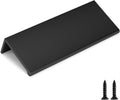 goldenwarm Black Finger Edge Pulls 100 Pack - Matte Black 3in Hole