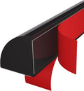 Flexible Quarter Round Molding Mini Peel and Stick Rubber Trim - 155in