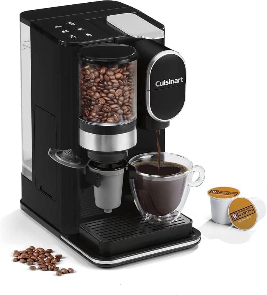 Cuisinart Coffee Maker + Grinder - 48oz Reservoir, Black
