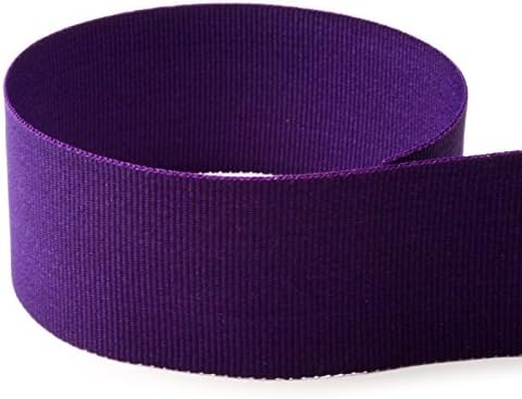 1-3/8 Purple Solid Grosgrain Ribbon - 100 Yards of Quality
