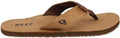 Reef Leather Smoothy Mens Flip Flop for Men - No Break In Period