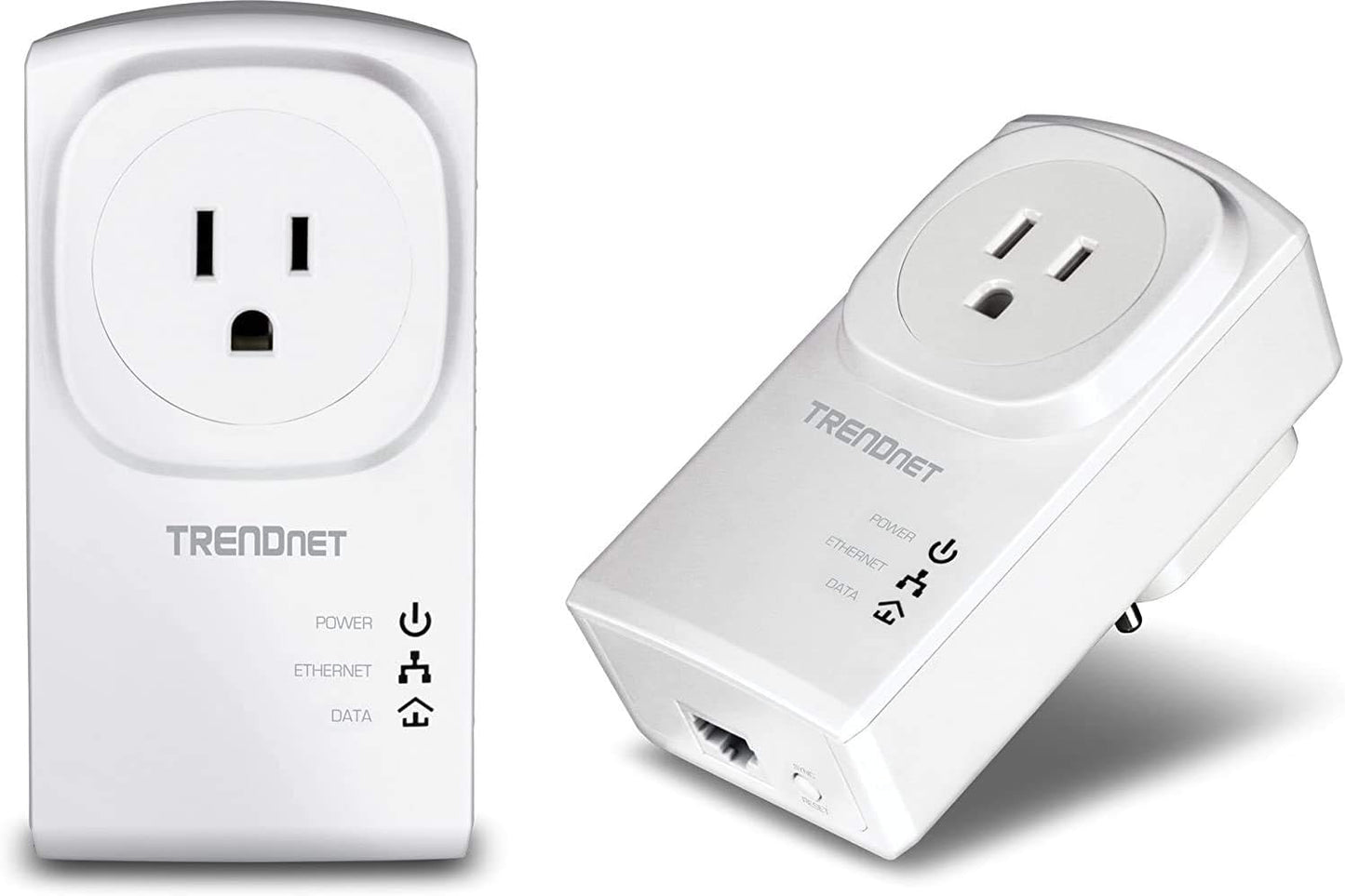TRENDnet Powerline 500 AV Nano Adapter Kit with Pass-Through Outlet