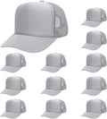 Polyester Foam Trucker Hat Bulk Pack - High Crown Mesh Back Caps