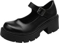 Women's Platform Mary Janes Chunky Heel Ankle Strap - Gothic Lolita !!