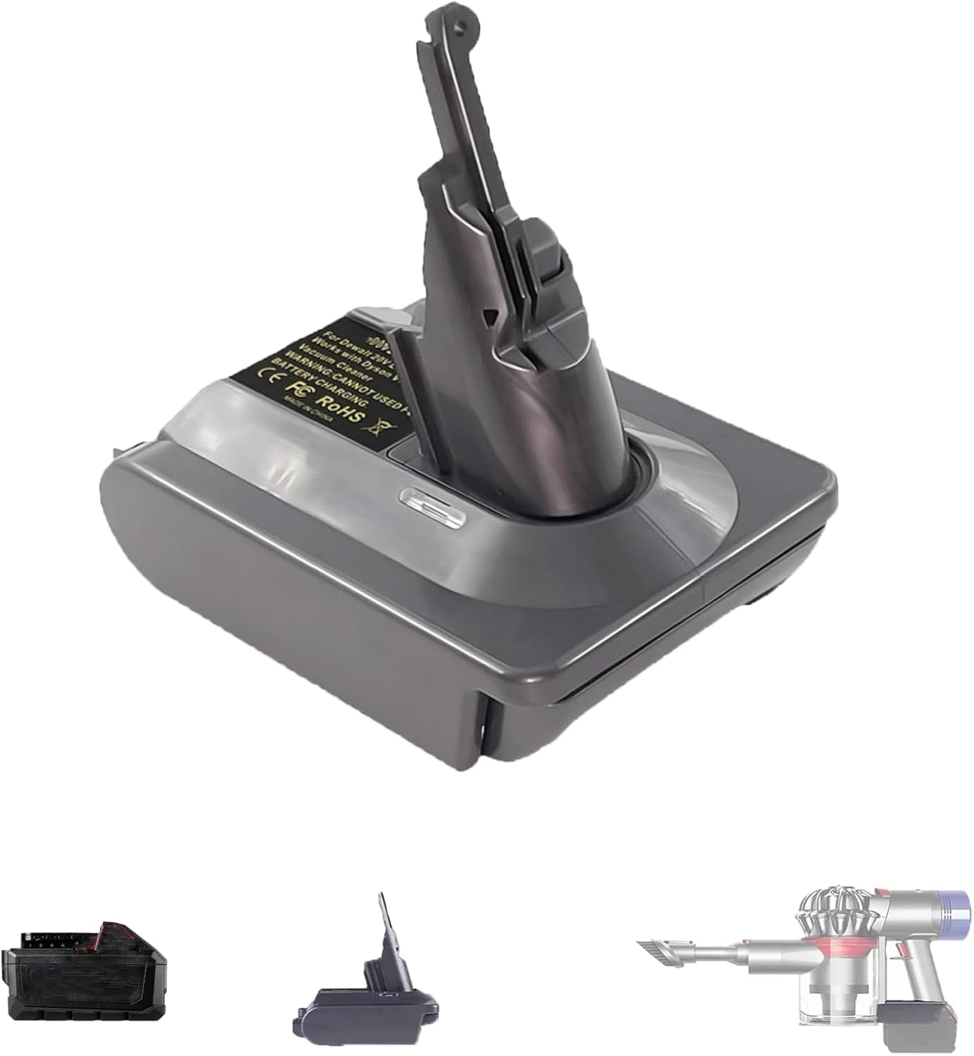 Power Tool Battery Adapter for V8 Replacement