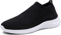 Women's Knit Walking Sock Shoes - Slip On Lightweight Comfort