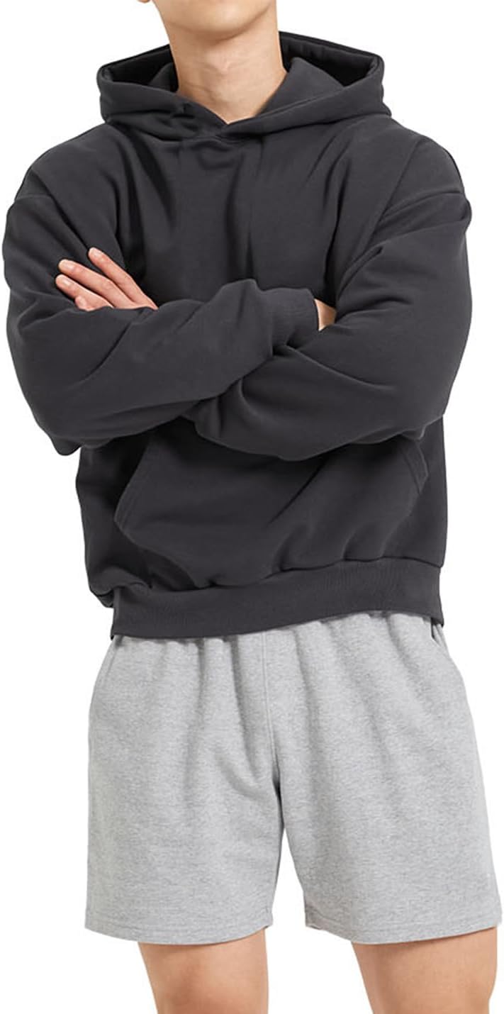 Stylish Loose Fit Pullover Hoodie for Men by PAODIKUAI